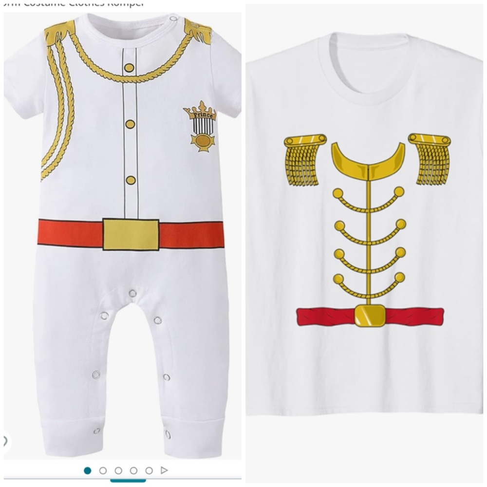 Prince tee and romper